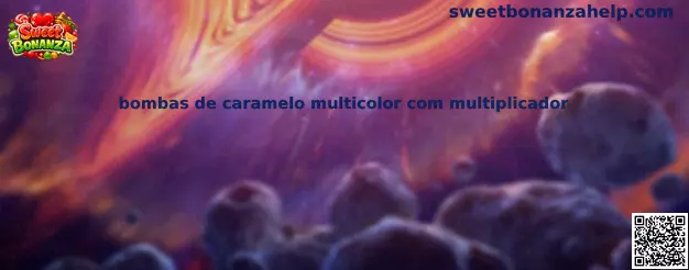 Ilustración relacionada con bombas de caramelo multicolor con multiplicador en Sweet Bonanza